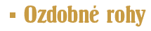 Ozdobn rohy
